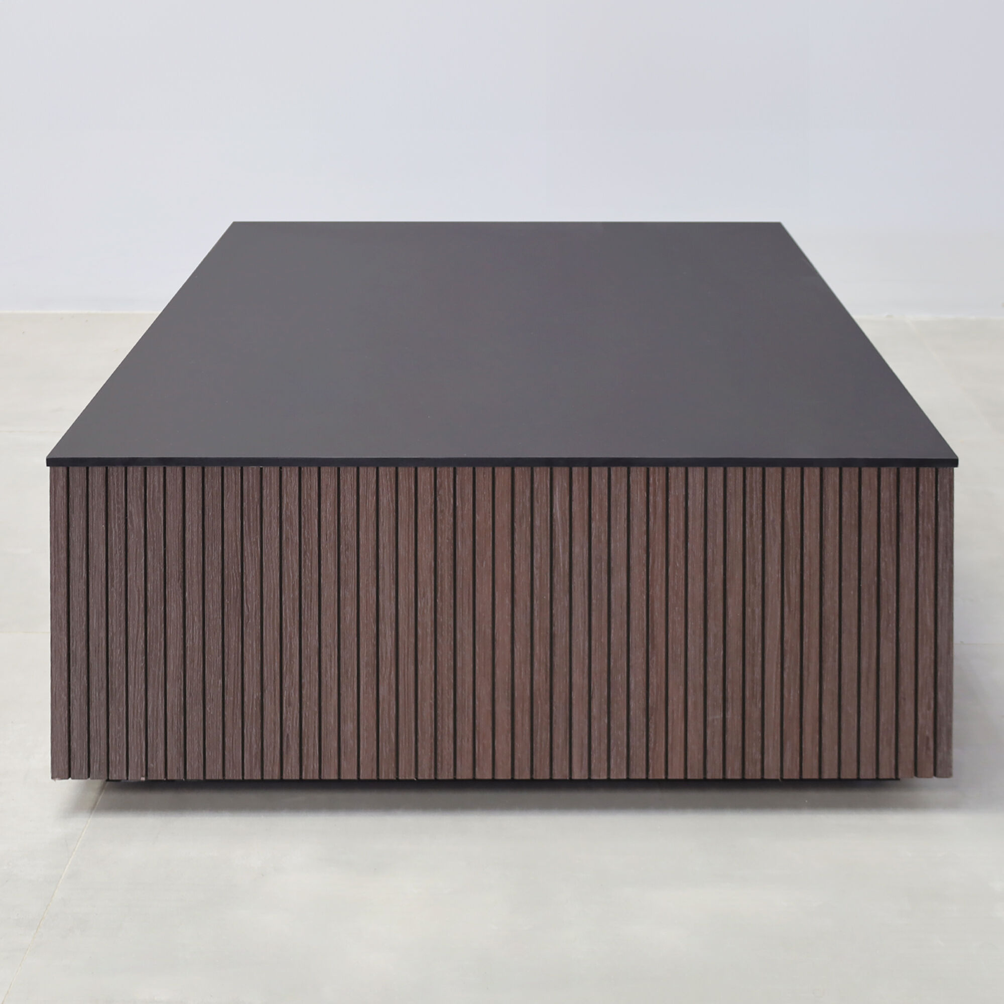 Norfolk  Square Lobby Table with Black Traceless Engineered Surface Top - 35 In. - Stock #52