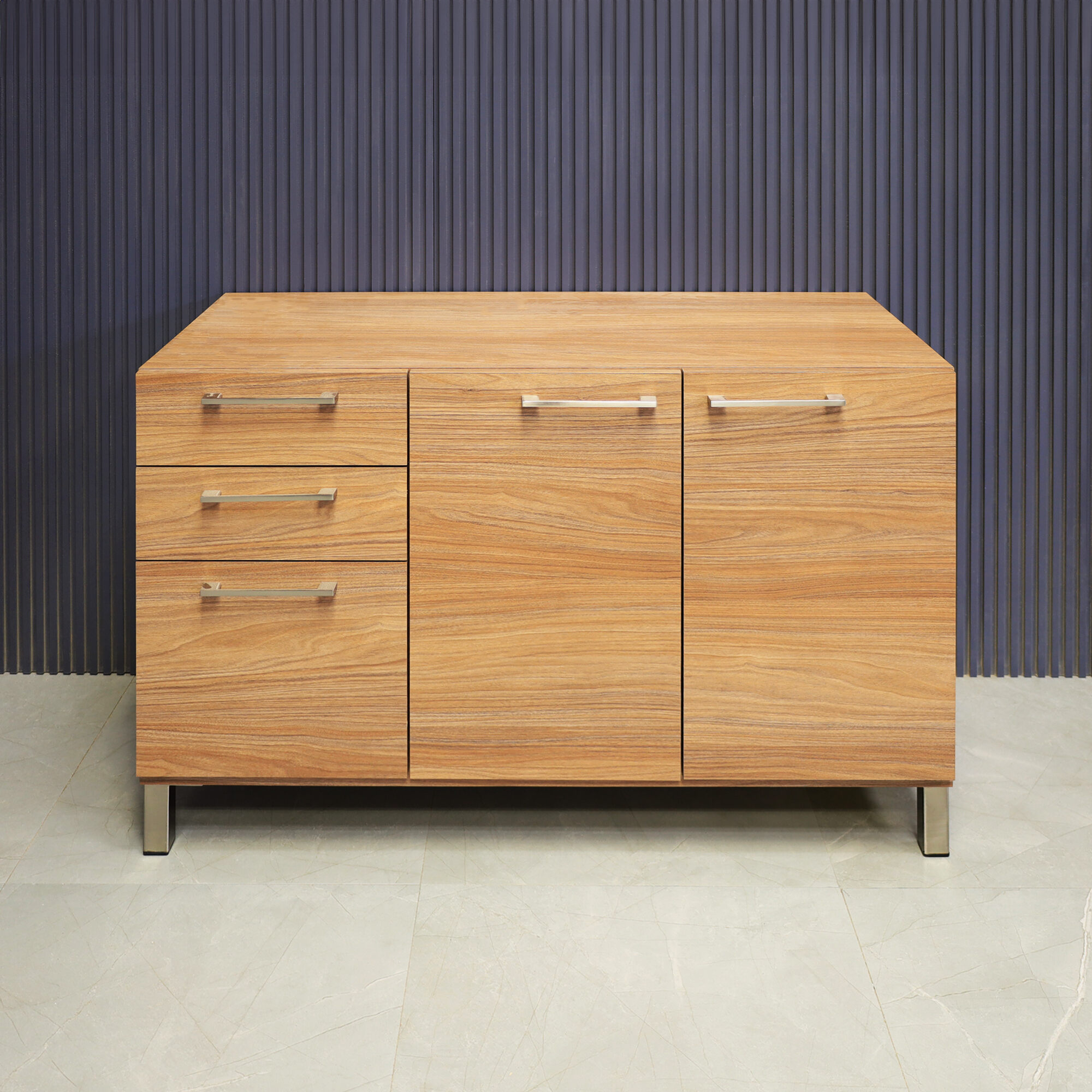 Naples Custom Storage Credenza in Uptown Walnut Matte FInish - 47 In. - Stock #20