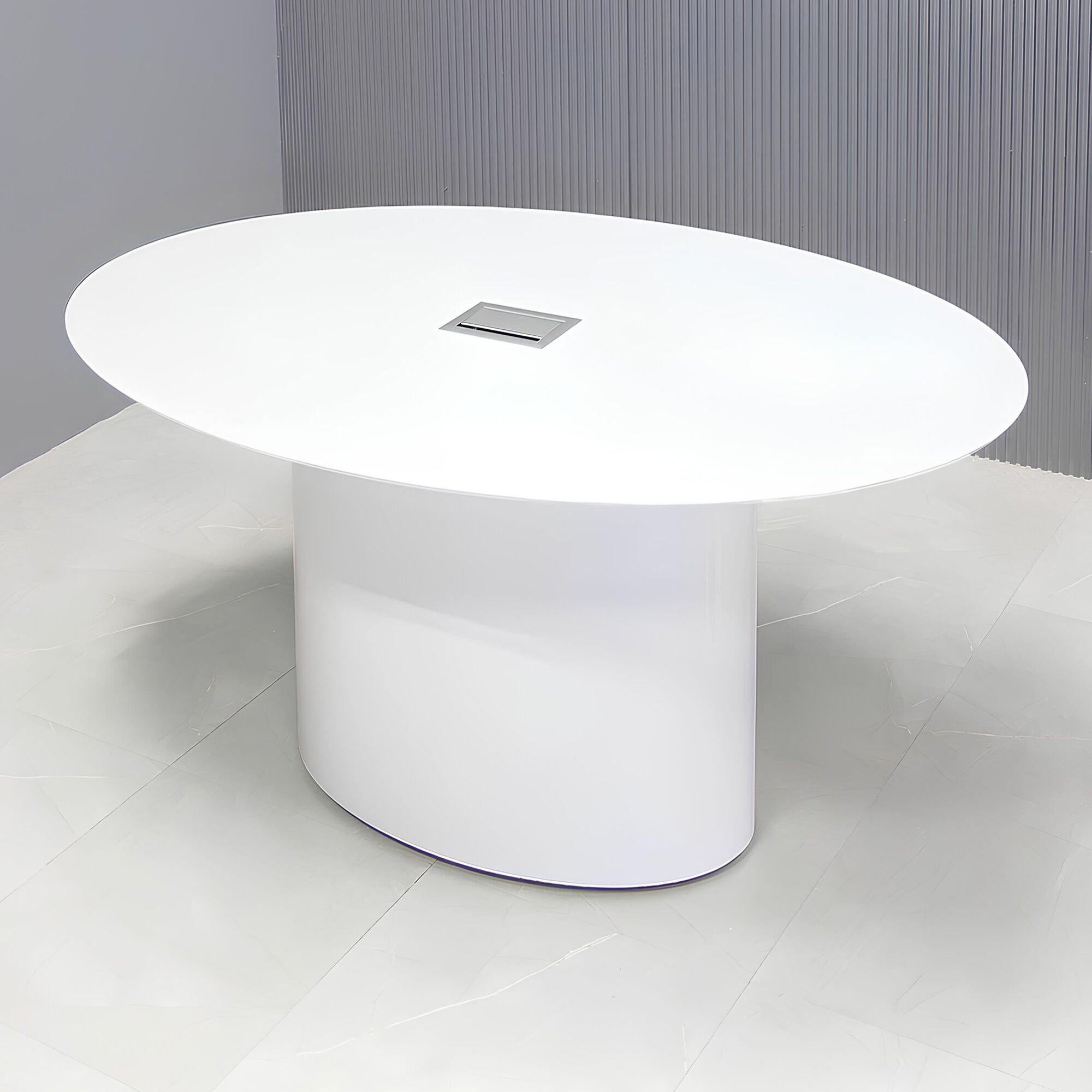 Aurora Oval Conference Table With Engineered Surface Top