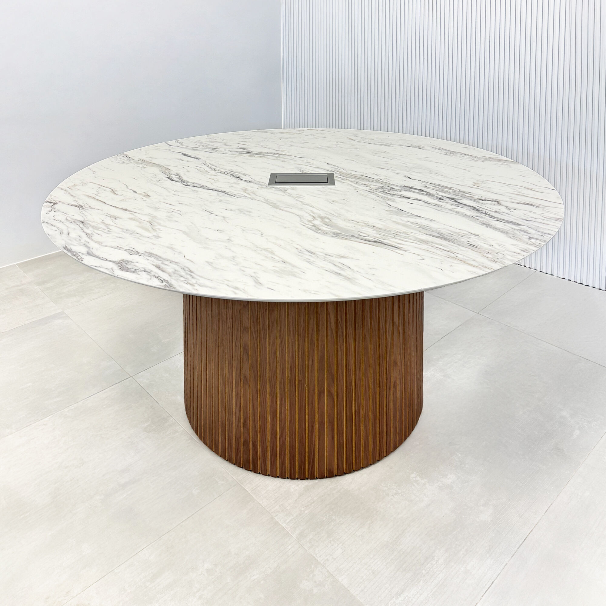 Aurora Round Conference Table With X2 Base