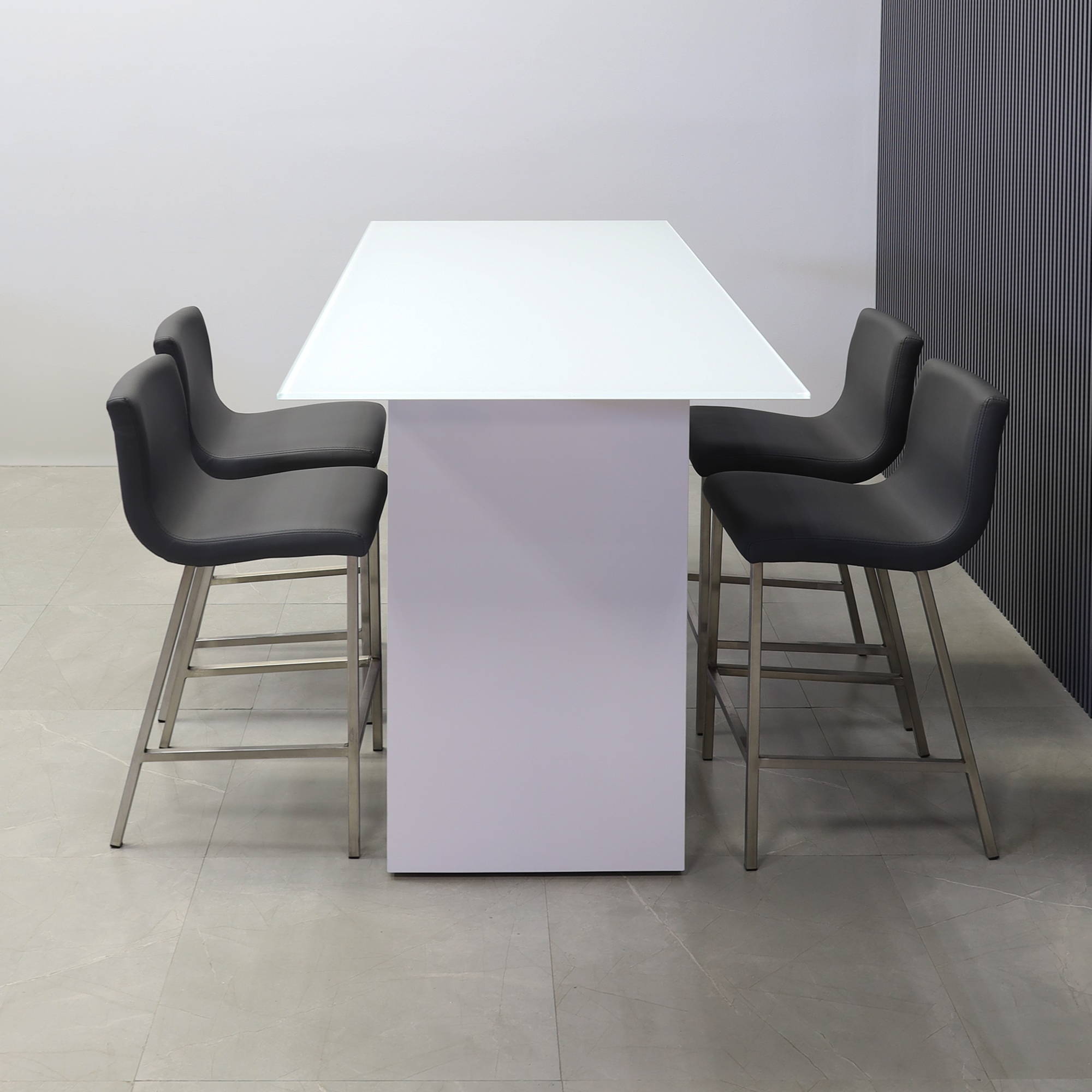 Windsor Tempered Glass Bar Table