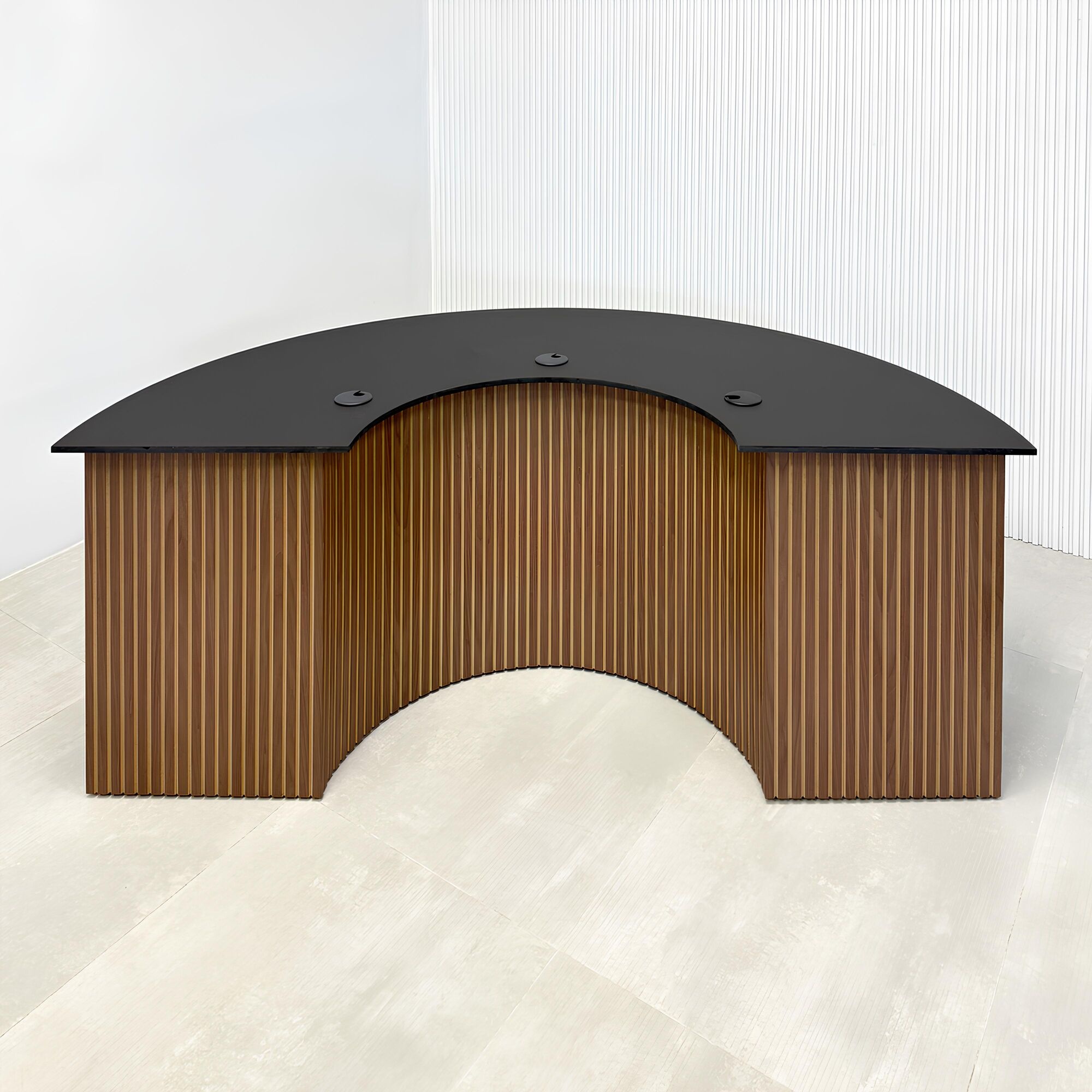 Half Moon Custom Podcast Table