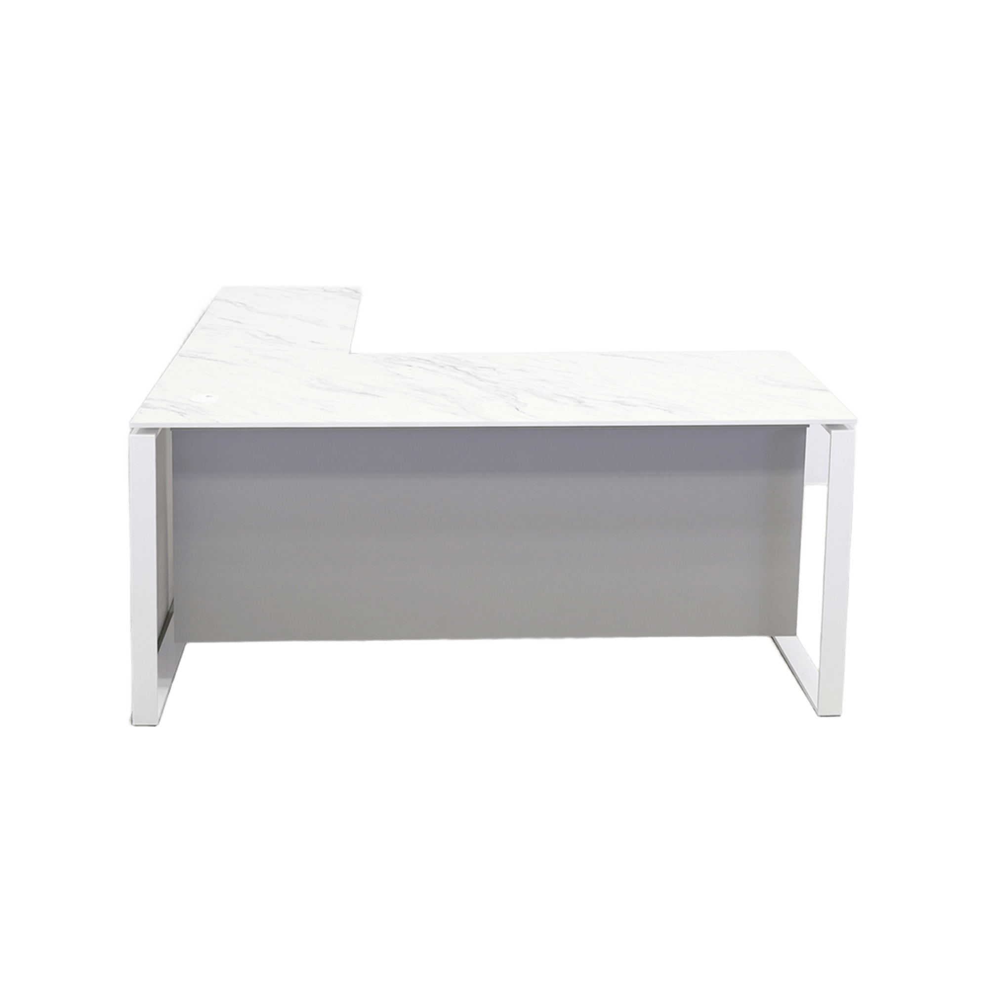 Aspen L-Shape Executive Desk With Engineered Surface Top