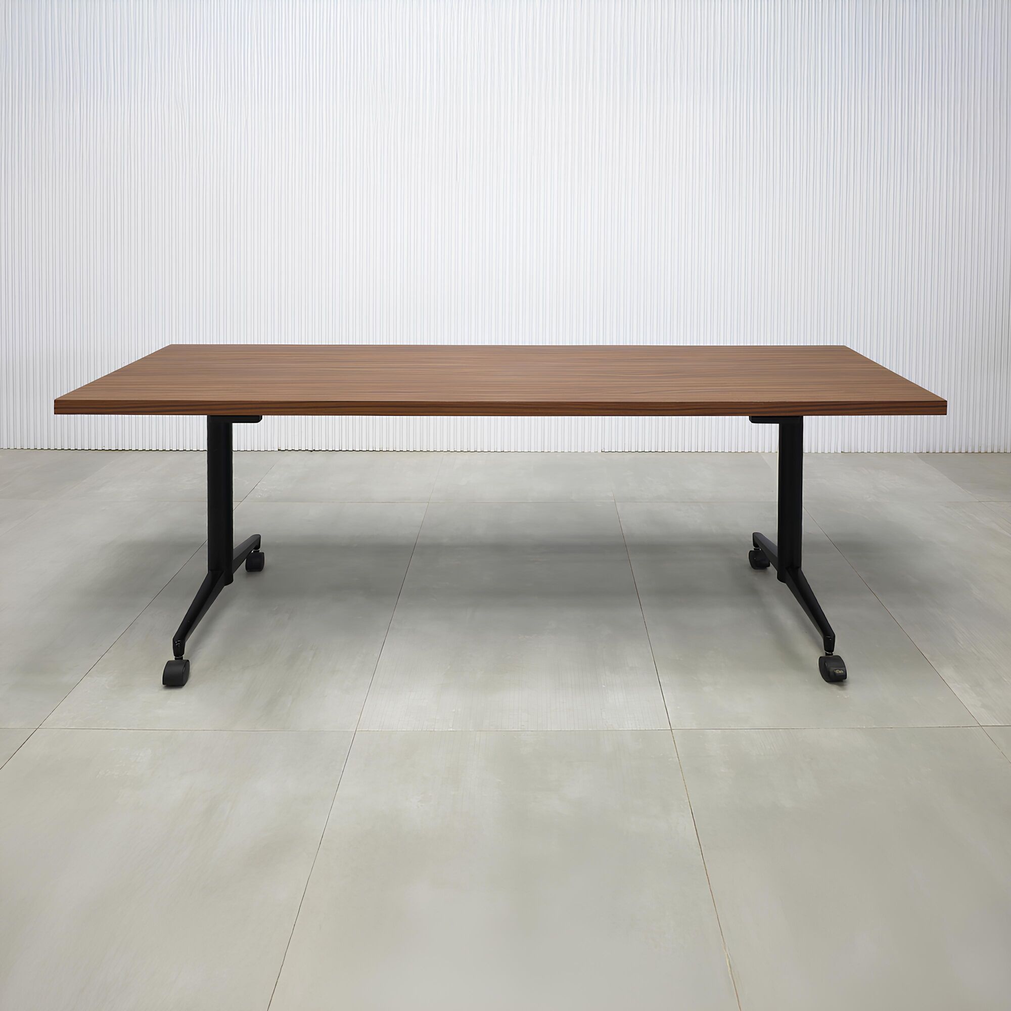 Model Training Table Flip Top with Walnut Heights Laminate Finish  - 72 In. - Stock #16