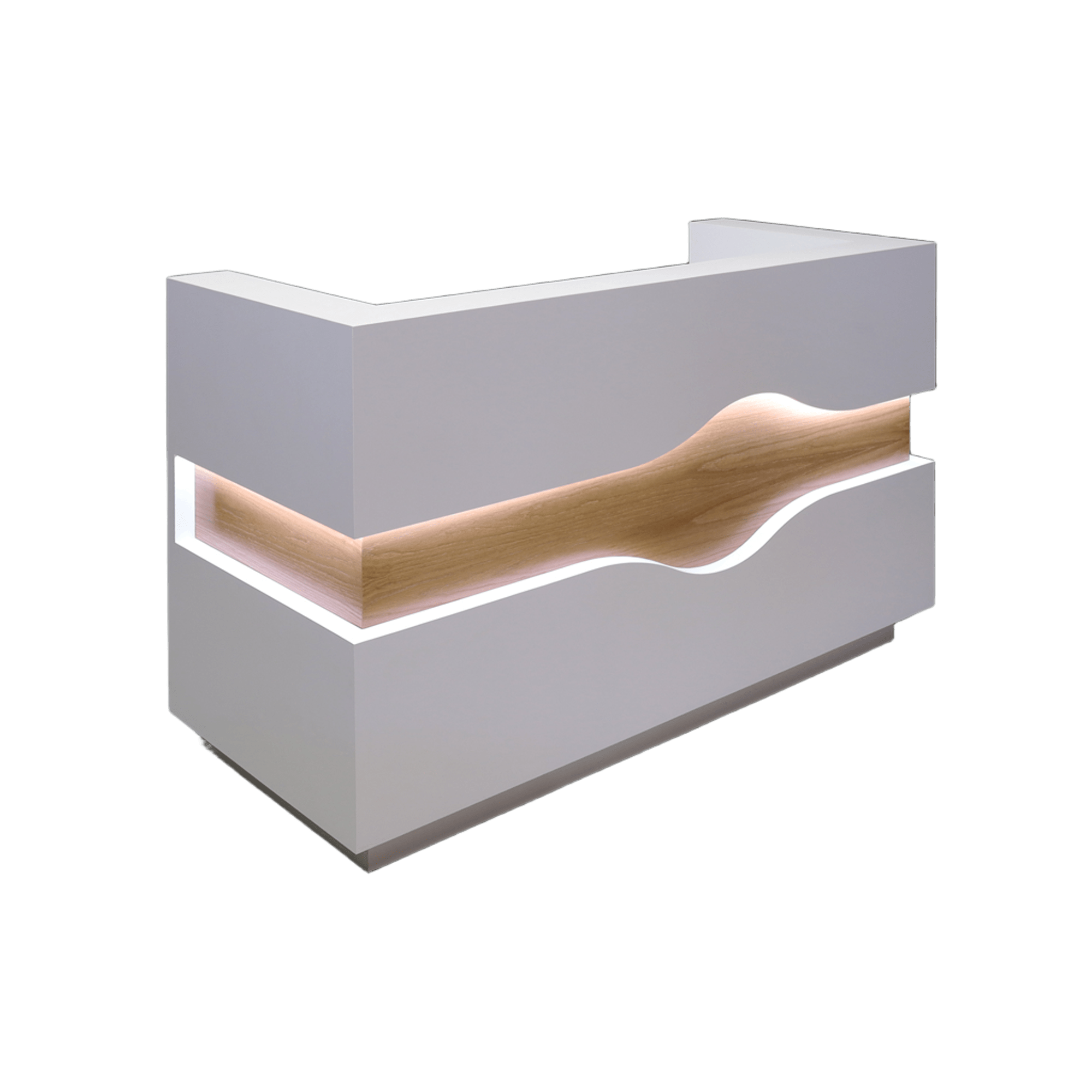 Wave Custom Reception Desk