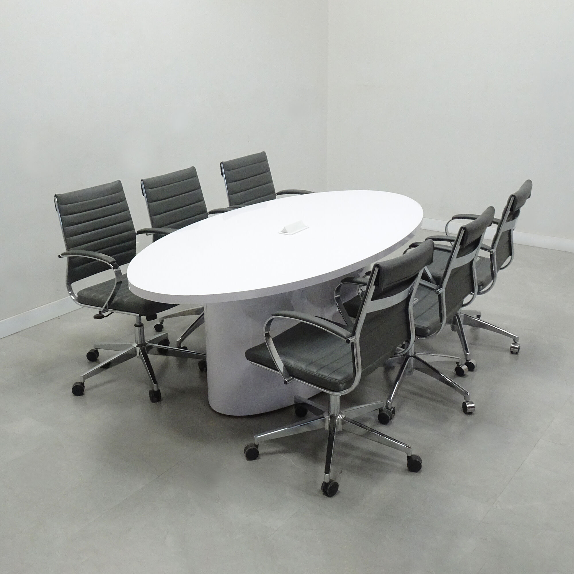 Newton Oval Conference Table With Laminate Top