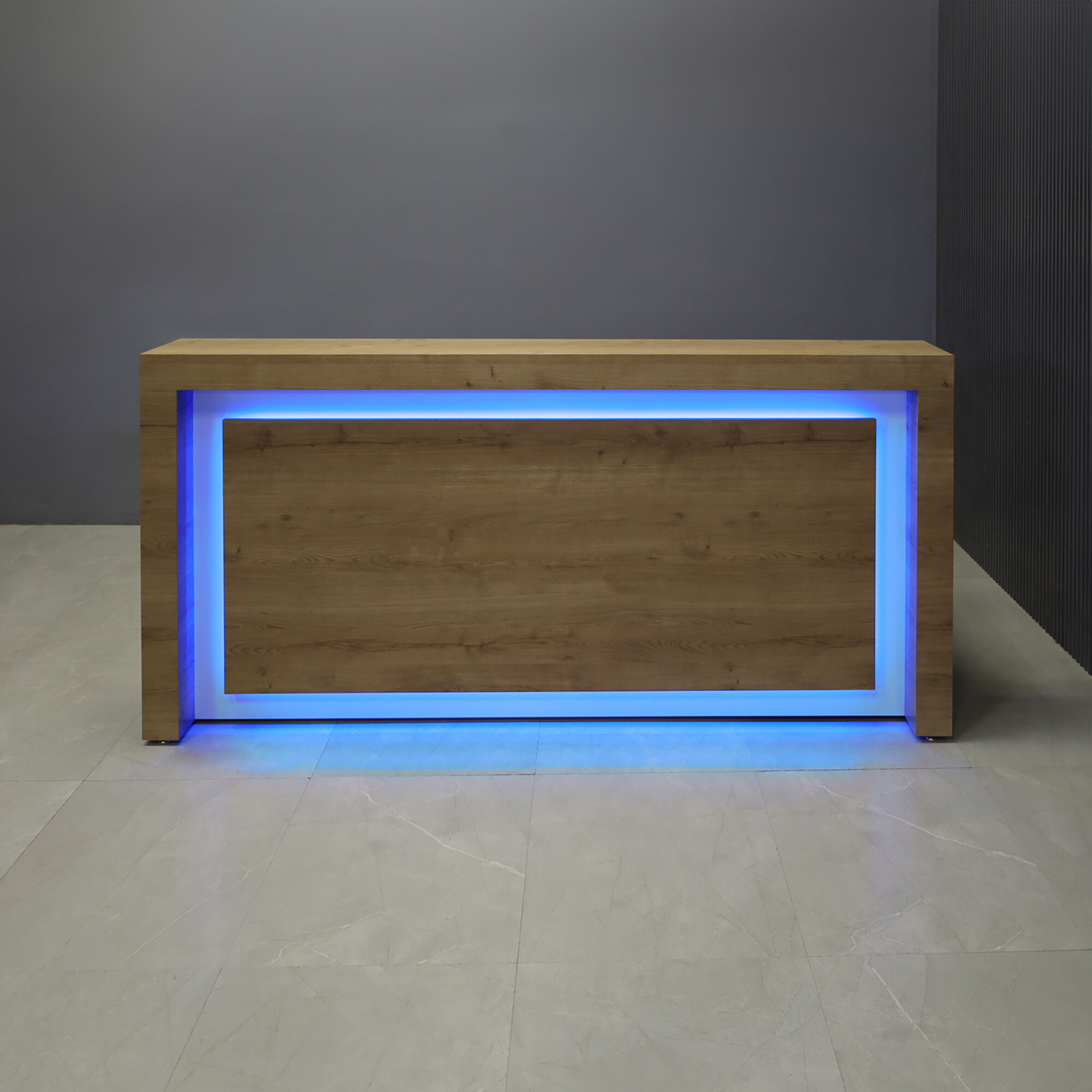 New York Straight Shape Custom Reception Desk