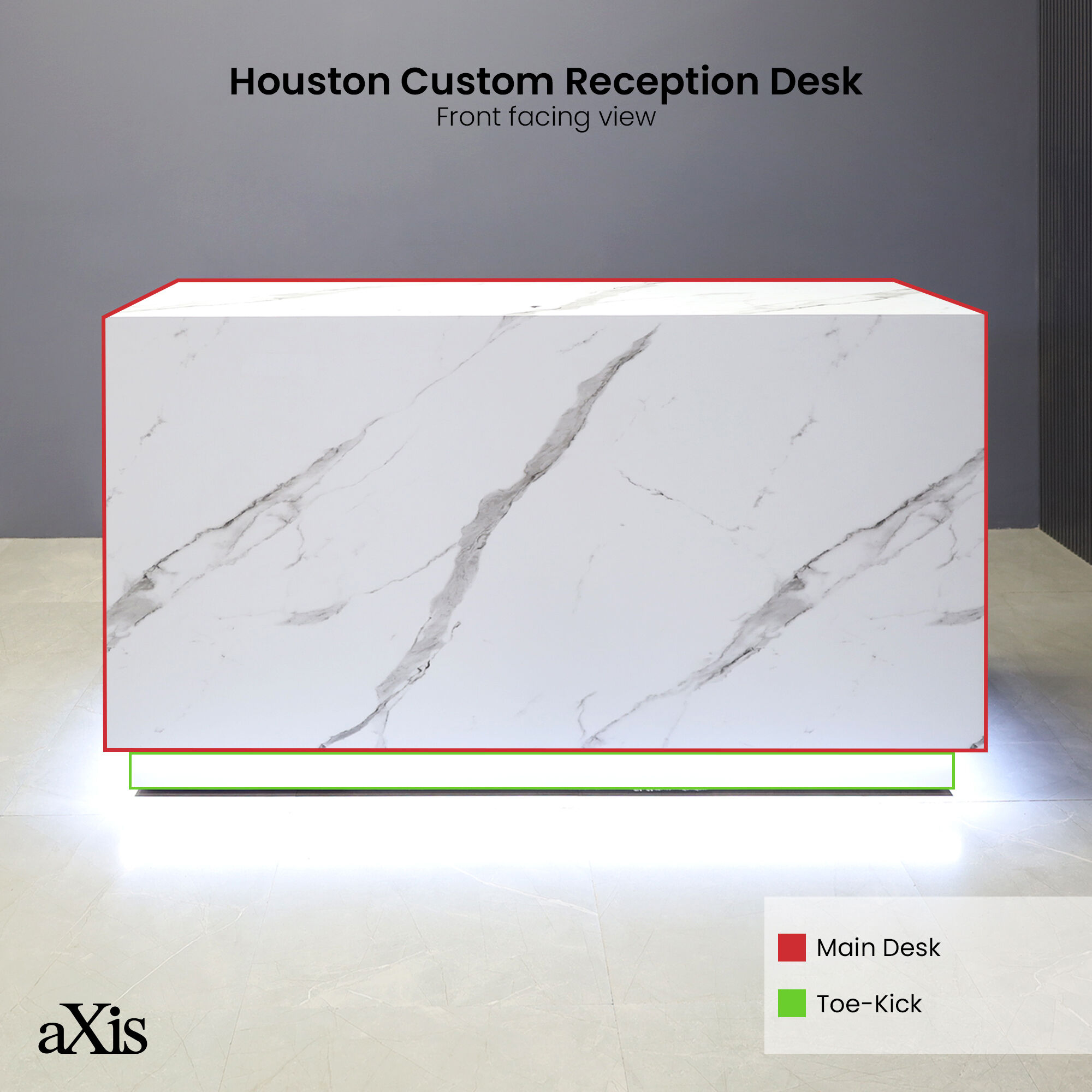 Houston Custom Reception Desk 